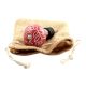 Dark Pink Leaf Floral Ceramic Wine Stopper